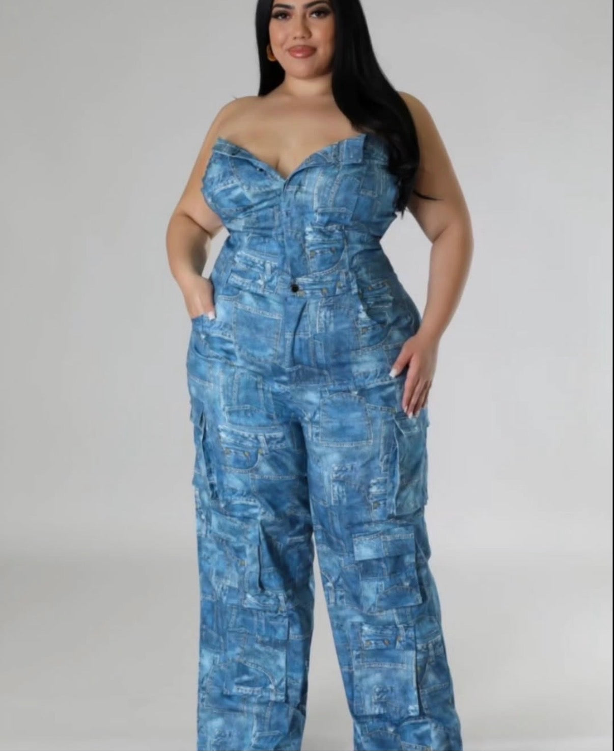 Denim Tube Jumper